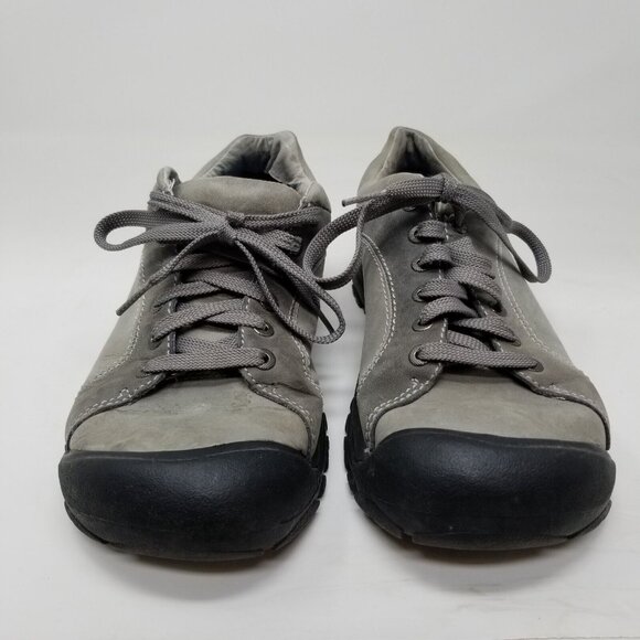 Keen Shoes Keen Shoes Womens Size 85 Gray Suede Hiking Shoes Poshmark